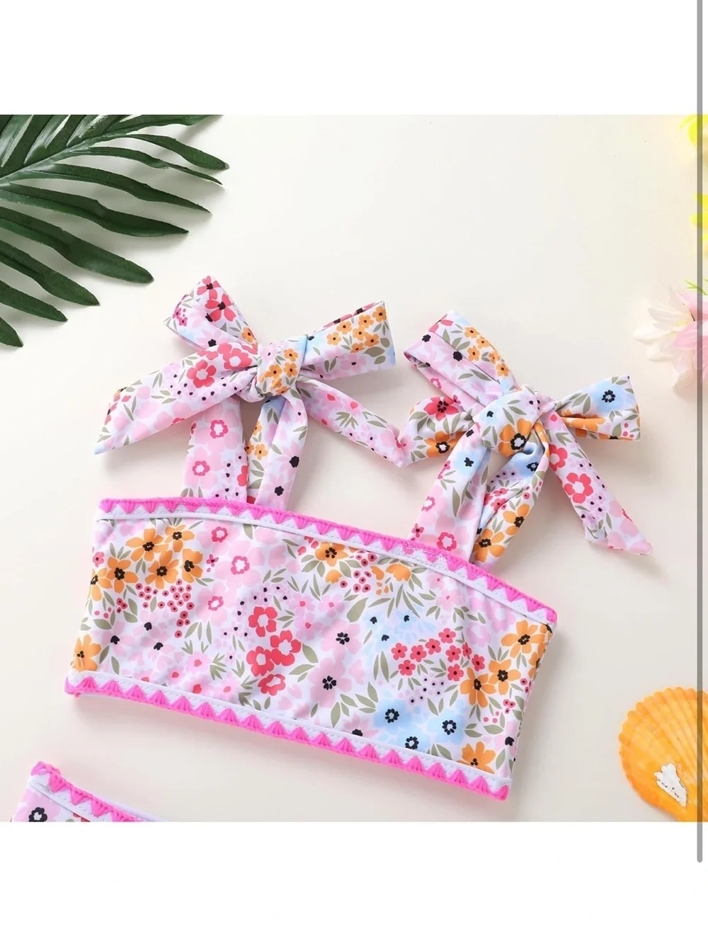 Girls Two Piece Color Block Stripe Swimwear 1048/bb5